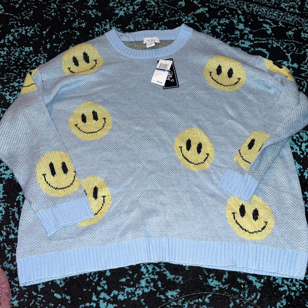 Just Polly emoji sweater